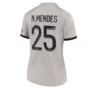 Paris Saint-Germain Nuno Mendes #25 Fußballbekleidung Auswärtstrikot Damen 2022-23 Kurzarm